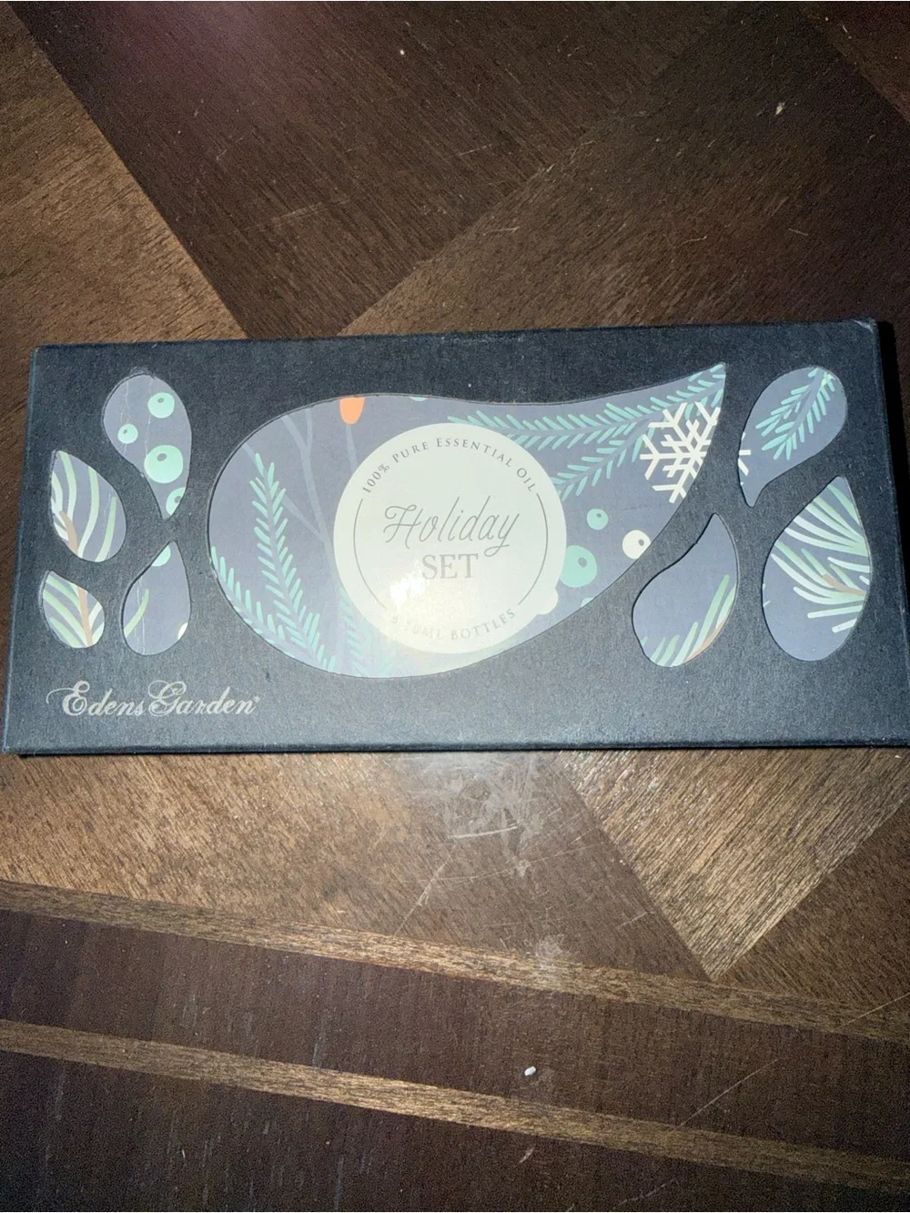 Holiday Essential Oil Set - Navy Blue Gift Box